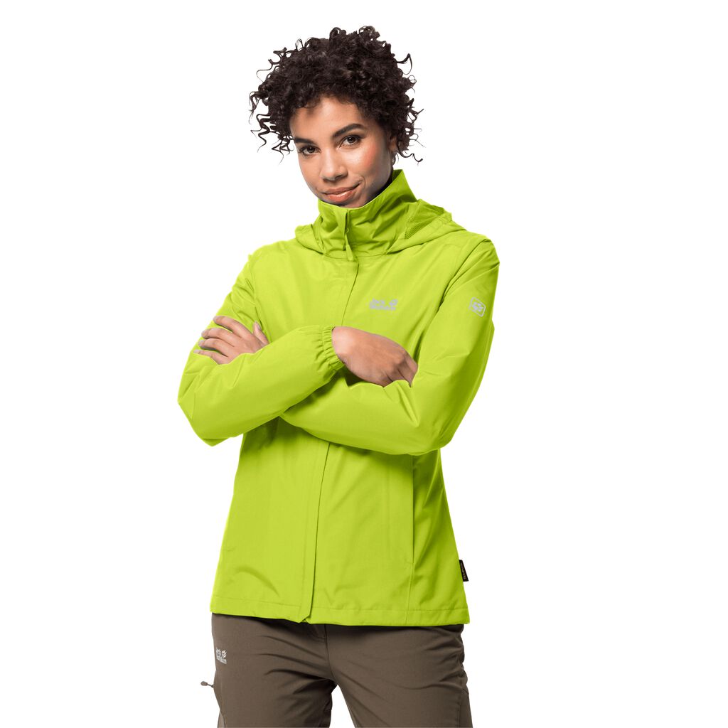 Jack Wolfskin STORMY POINT Vestes Femme Vert Clair - KRWUZJE-60